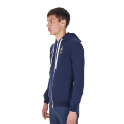 Sweat à capuche homme Equestro x FISE Marine blazer Bleu marine
