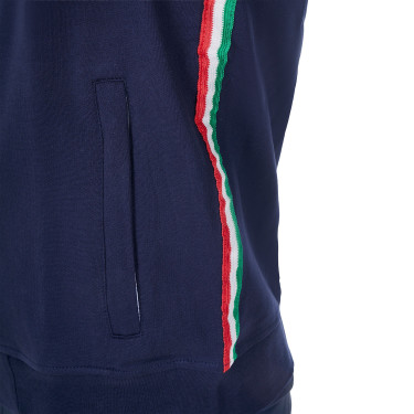 Sweat à capuche homme Equestro x FISE Marine blazer Bleu marine