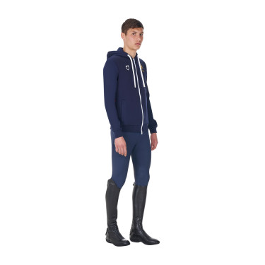 Sweat à capuche homme Equestro x FISE Marine blazer Bleu marine