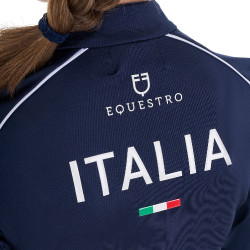 Sous-couche enfant unisexe Equestro x FISE Marine blazer Bleu marine Sous-couche enfant unisexe Equestro x FISE Marine blazer Bleu marine
