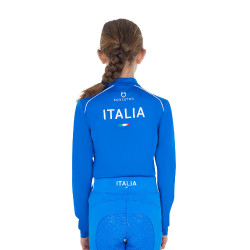 Sous-couche enfant unisexe Equestro x FISE Bleu de savoie