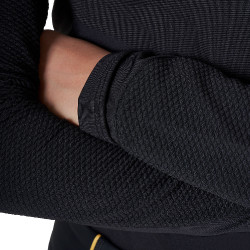 Sous-couche enfant unisexe Equestro en tissu technique Noir / noir Sous-couche enfant unisexe Equestro en tissu technique Noir / noir