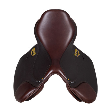 Selle d'obstacle Equestro Evolution Pro Marron foncé Selle d'obstacle Equestro Evolution Pro Marron foncé