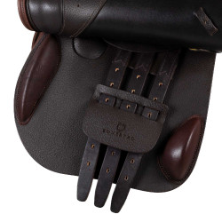 Selle d'obstacle Equestro Evolution Pro Marron foncé Selle d'obstacle Equestro Evolution Pro Marron foncé
