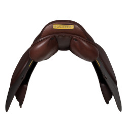 Selle d'obstacle Equestro Evolution Pro Marron foncé Selle d'obstacle Equestro Evolution Pro Marron foncé