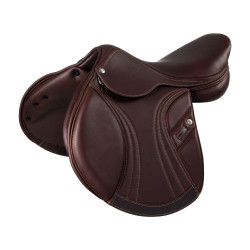 Selle d’obstacle équitation Acavallo Kevlar-Carbone