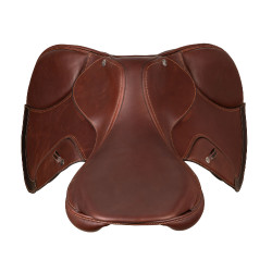 Selle d'obstacle Acavallo Comfort Sublime KC Race 1.6 Marron foncé