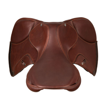 Selle d'obstacle Acavallo Comfort Sublime KC Race 1.6 Marron foncé