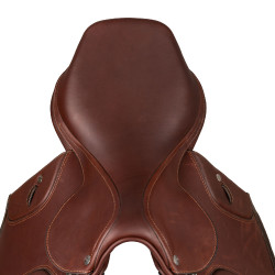 Selle d'obstacle Acavallo Comfort Sublime KC Race 1.6 Marron foncé