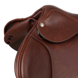 Selle d'obstacle Acavallo Comfort Sublime KC Race 1.6 Marron foncé