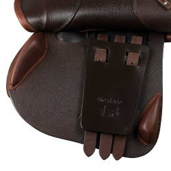 Selle d'obstacle Acavallo Comfort Sublime KC Race 1.6 Marron foncé
