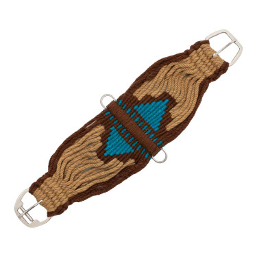 Sangle western en mohair motif aztèque Pool’s – équitation