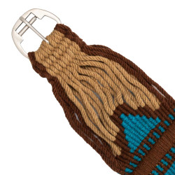 Sangle western en mohair motif aztèque Pool’s – équitation