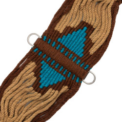 Sangle western en mohair motif aztèque Pool’s – équitation