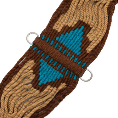 Sangle western en mohair motif aztèque Pool’s – équitation