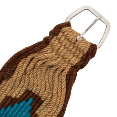 Sangle western en mohair motif aztèque Pool’s – équitation