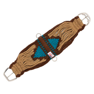 Sangle western en mohair motif aztèque Pool’s – équitation