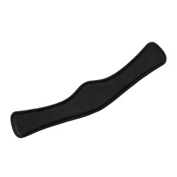 Sangle de dressage anatomique Equestro avec badge logo Noir