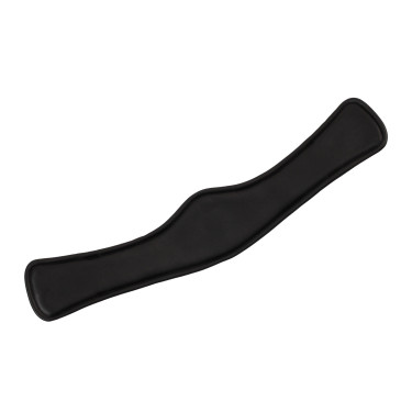 Sangle de dressage anatomique Equestro avec badge logo Noir