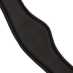Sangle de dressage anatomique Equestro avec badge logo Noir