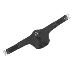 Sangle bavette Equestro en cuir Noir Sangle bavette Equestro en cuir Noir