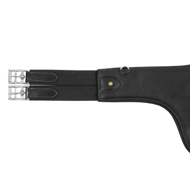 Sangle bavette Equestro en cuir Noir Sangle bavette Equestro en cuir Noir
