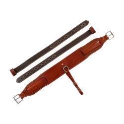 Sangle arrière western cuir pour selle d’équitation