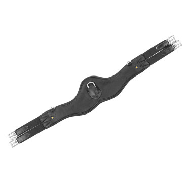 Sangle anatomique Equestro en cuir Noir