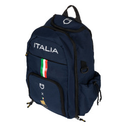 Sac à dos technique multipoche Equestro x FISE Marine blazer Bleu marine