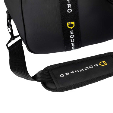 Sac à bottes et casque Equestro en tissu technique Noir Sac à bottes et casque Equestro en tissu technique Noir