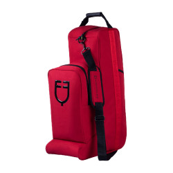 Sac à bottes et casque Equestro en Cordura Bordeaux