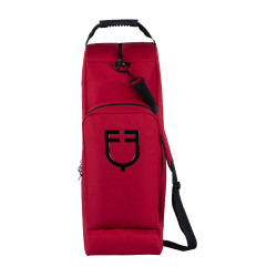 Sac à bottes et casque Equestro en Cordura Bordeaux