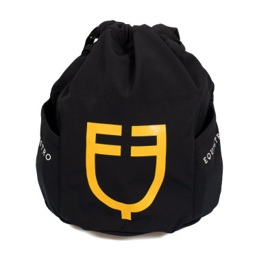 Sac à bombe Equestro avec poches latérales Noir