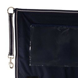 Tenture de box Supreme avec logo 130×120 Marine Bleu marine