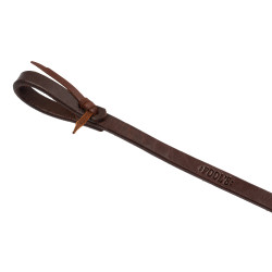 Rênes western Pool's 5/8" Huilé Marron