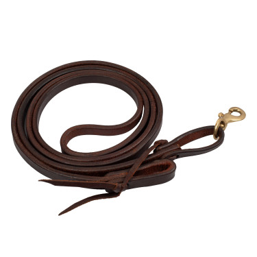 Rênes western Lakota 5/8" Huilé Marron