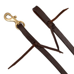 Rênes western Lakota 5/8" Huilé Marron