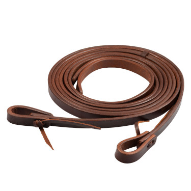 Rênes séparées Pool's 3/4" Huilé Marron