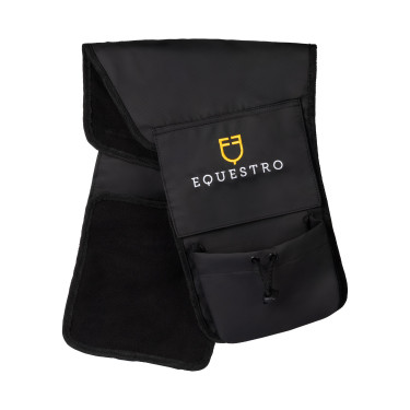Protège-étriers Equestro en polyester Marron foncé