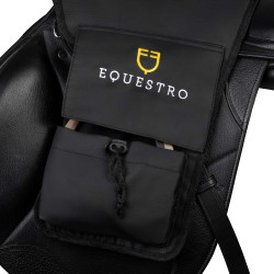 Protège-étriers Equestro en polyester Marron foncé