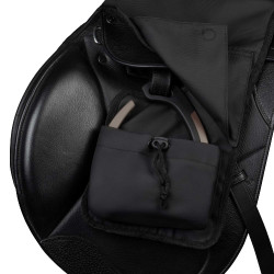 Protège-étriers Equestro en polyester Marron foncé