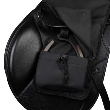Protège-étriers Equestro en polyester Marron foncé