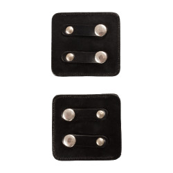 Porte-numéro de concours Equestro 3 chiffres 9×8 cm Noir