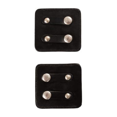 Porte-numéro de concours Equestro 3 chiffres 9×8 cm Noir
