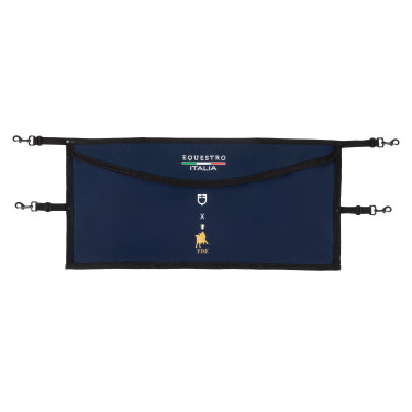 Porte de box Equestro x FISE avec logo brodé Marine blazer Bleu marine Porte de box Equestro x FISE avec logo brodé Marine blazer Bleu marine