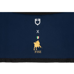 Porte de box Equestro x FISE avec logo brodé Marine blazer Bleu marine Porte de box Equestro x FISE avec logo brodé Marine blazer Bleu marine