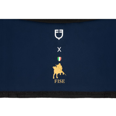 Porte de box Equestro x FISE avec logo brodé Marine blazer Bleu marine Porte de box Equestro x FISE avec logo brodé Marine blazer Bleu marine