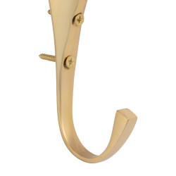 Porte bride de cheval en laiton massif Supreme Doré