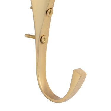 Porte bride de cheval en laiton massif Supreme Doré