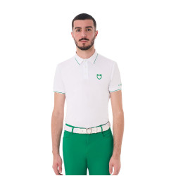 Polo d’équitation homme Equestro manches courtes – technique Polo d’équitation homme Equestro manches courtes – technique